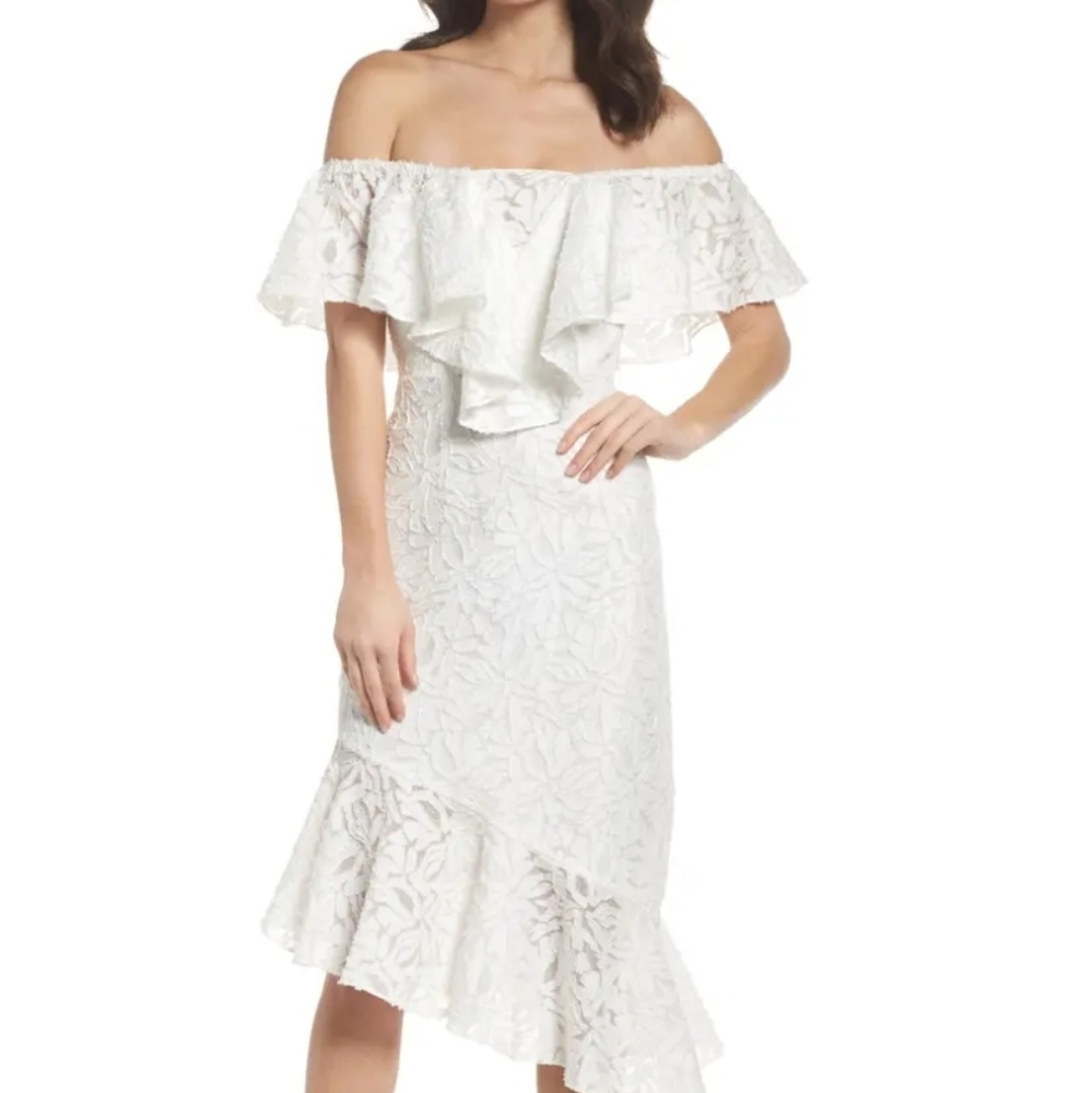 C/Meo off white dress
